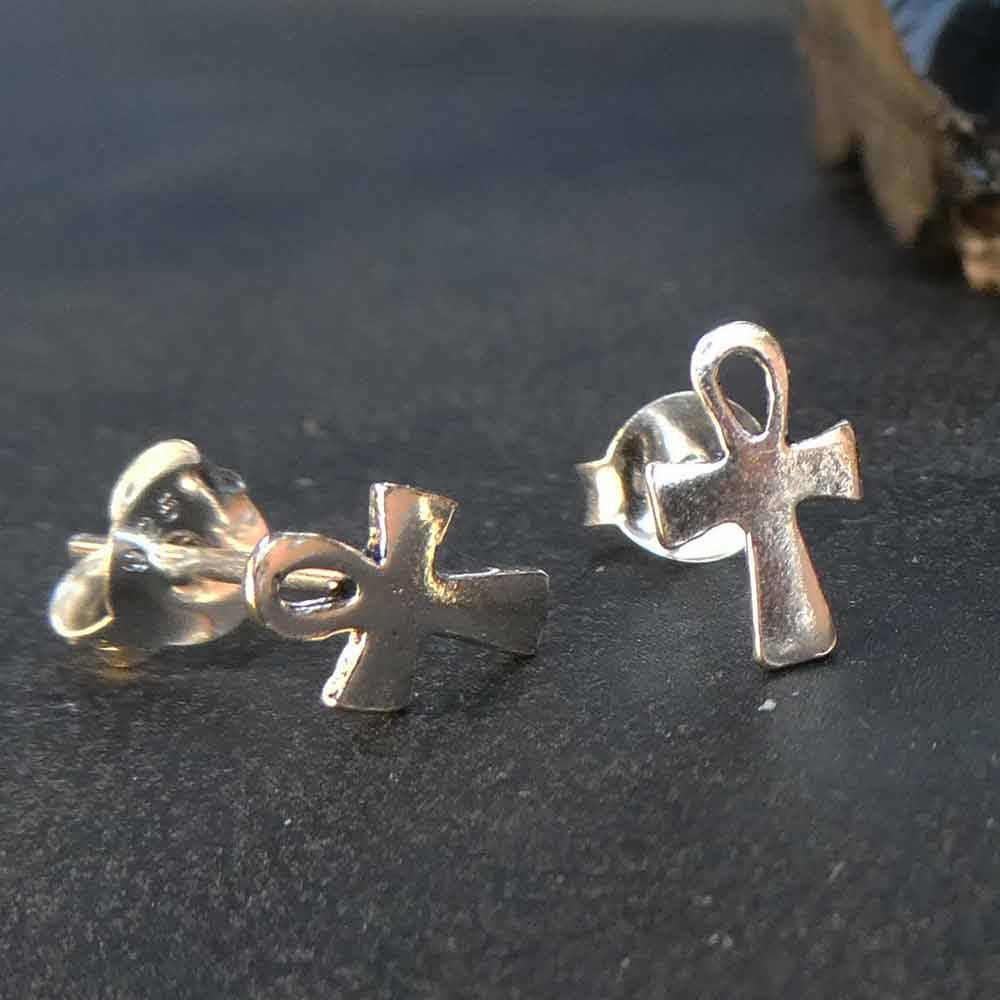 Ankh Ohrstecker 925 Silber Ägypten silberschmuck Ohrring