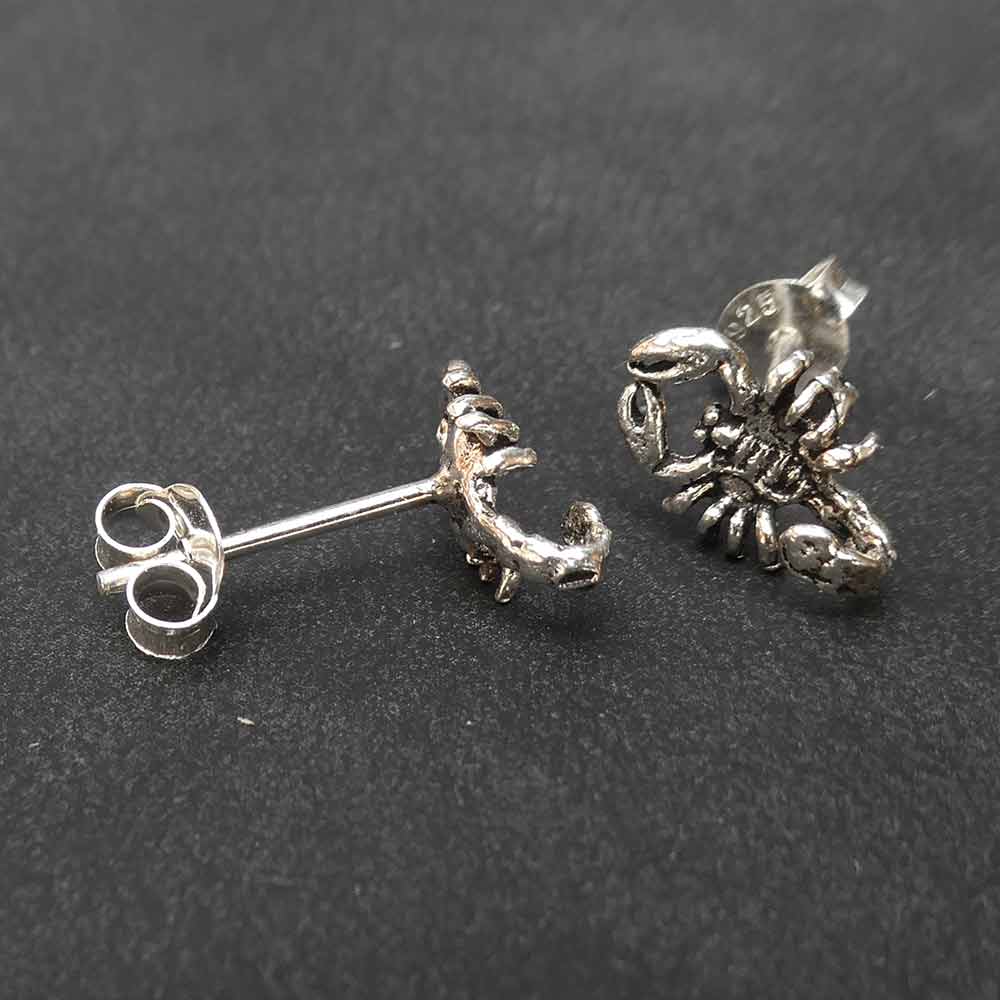 Skorpion Ohrring 925 Silber ohrstecker Sternzeichen Ohrschmuck