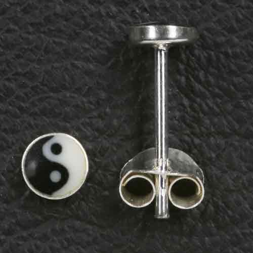 Jing Jang Ohrstecker 925 Silber