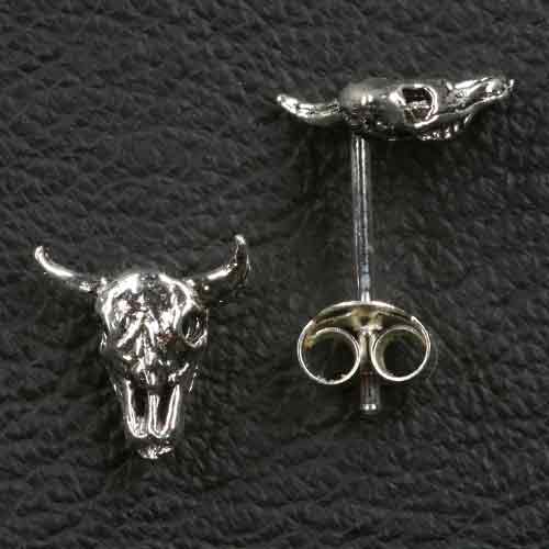 Büffel Ohrstecker 925 Silber Ohrring