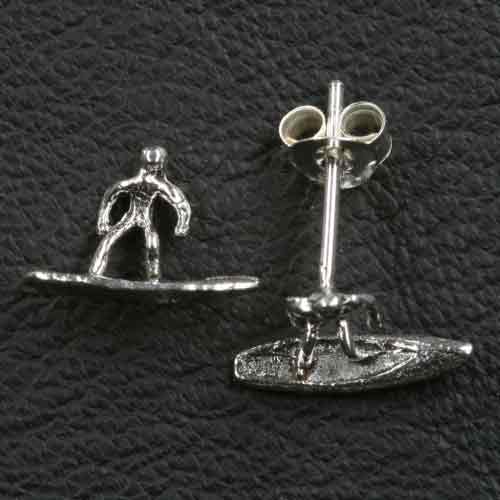 Surfer Ohrstecker 925 Silber