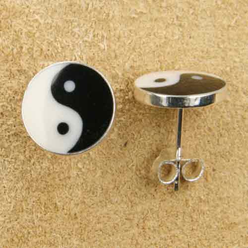 Jing Jang Silber Ohrschmuck