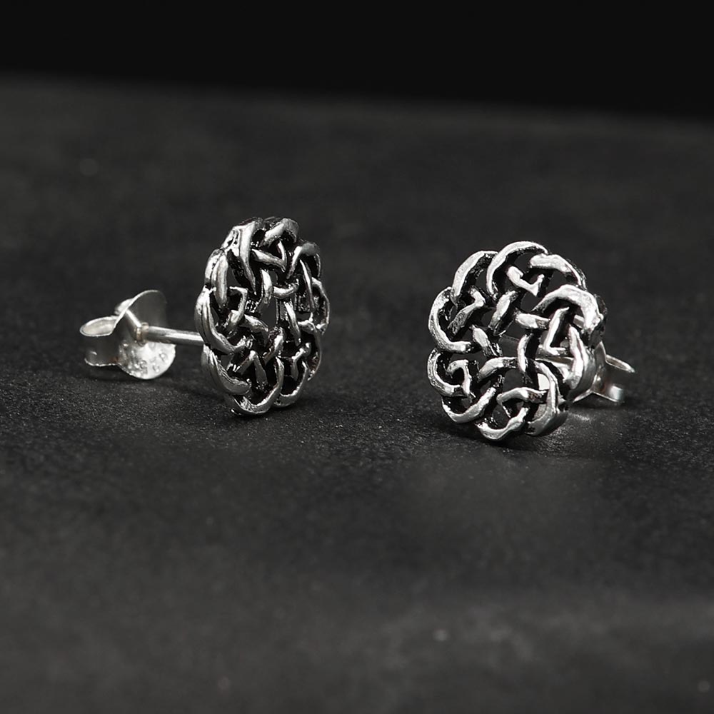 Keltische Ohrstecker 925 Silber keltischer Knoten Ohrring