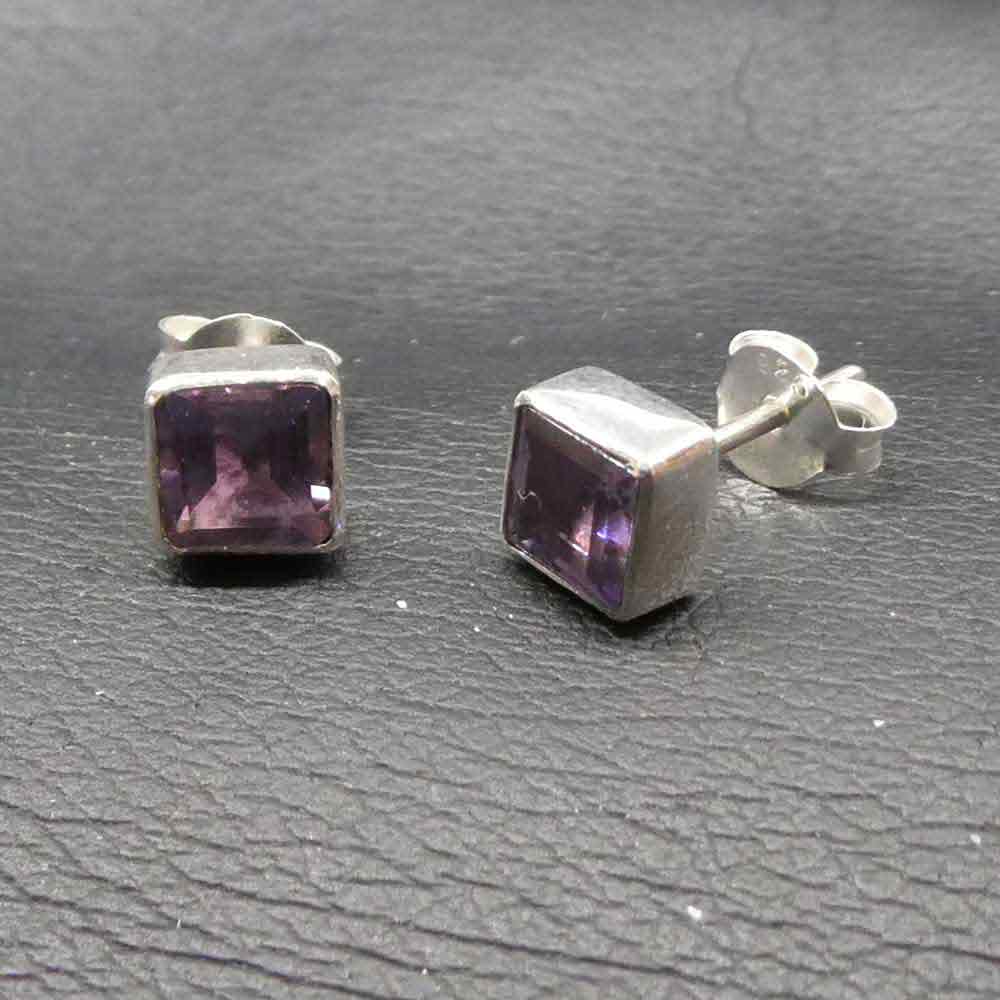 Amethyst Schmuck Ohrring lila