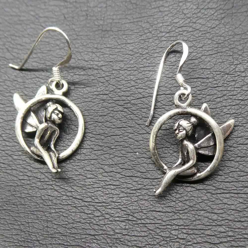 Fee Schmuck Ohrringe Silber Elfe
