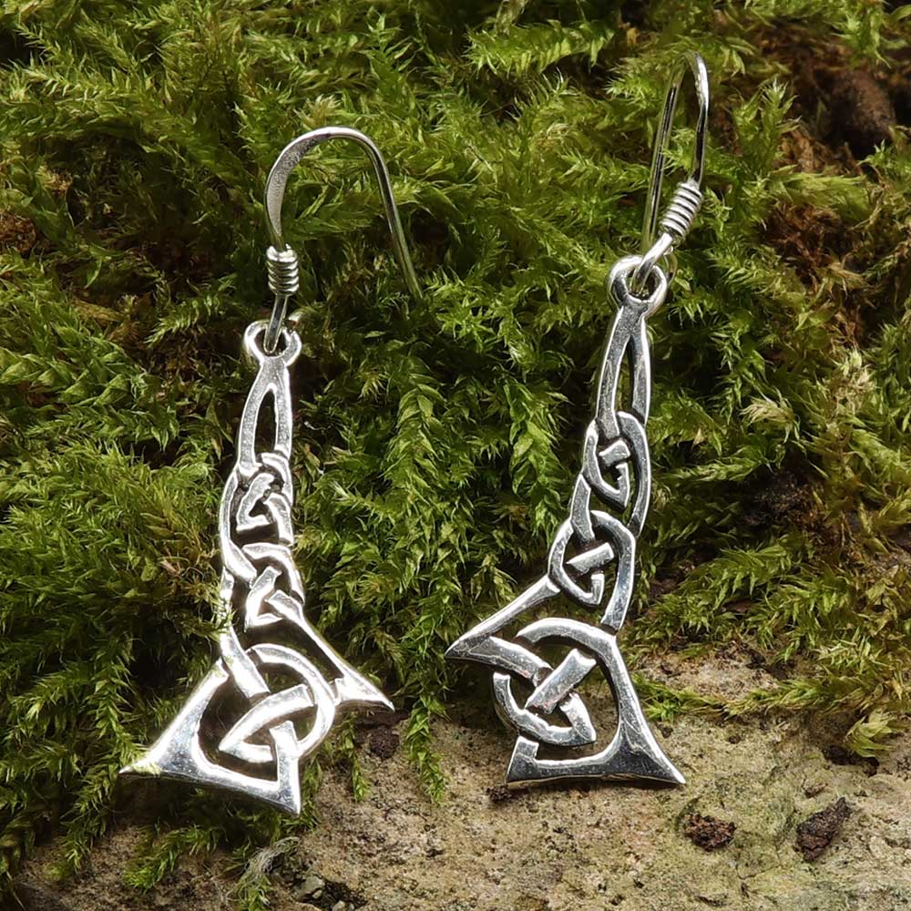 Kelten Ohrringe Schmuck 925 Silber Ohrhänger keltuischer Schmuck