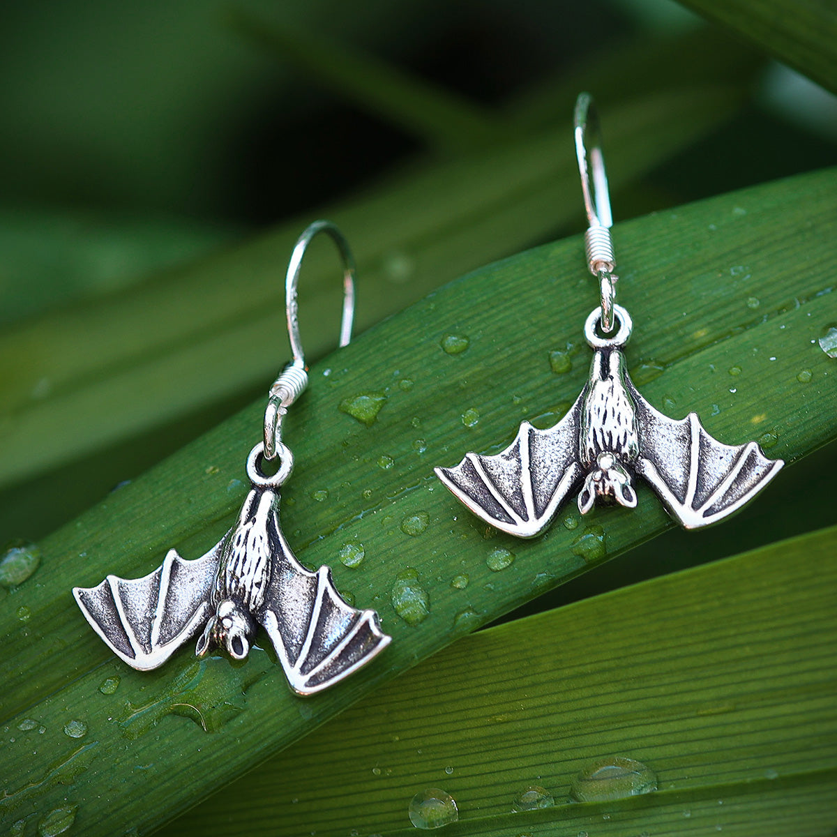 Fledermaus Schmuck Ohrhänger 925 Silber Paar