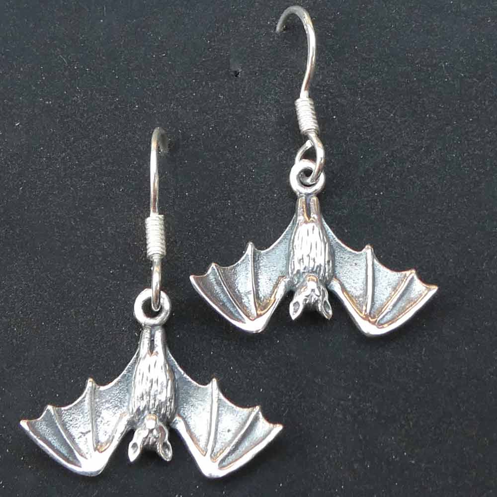 Fledermaus Ohrring Einhänger Gothic Ohrschmuck Bat 