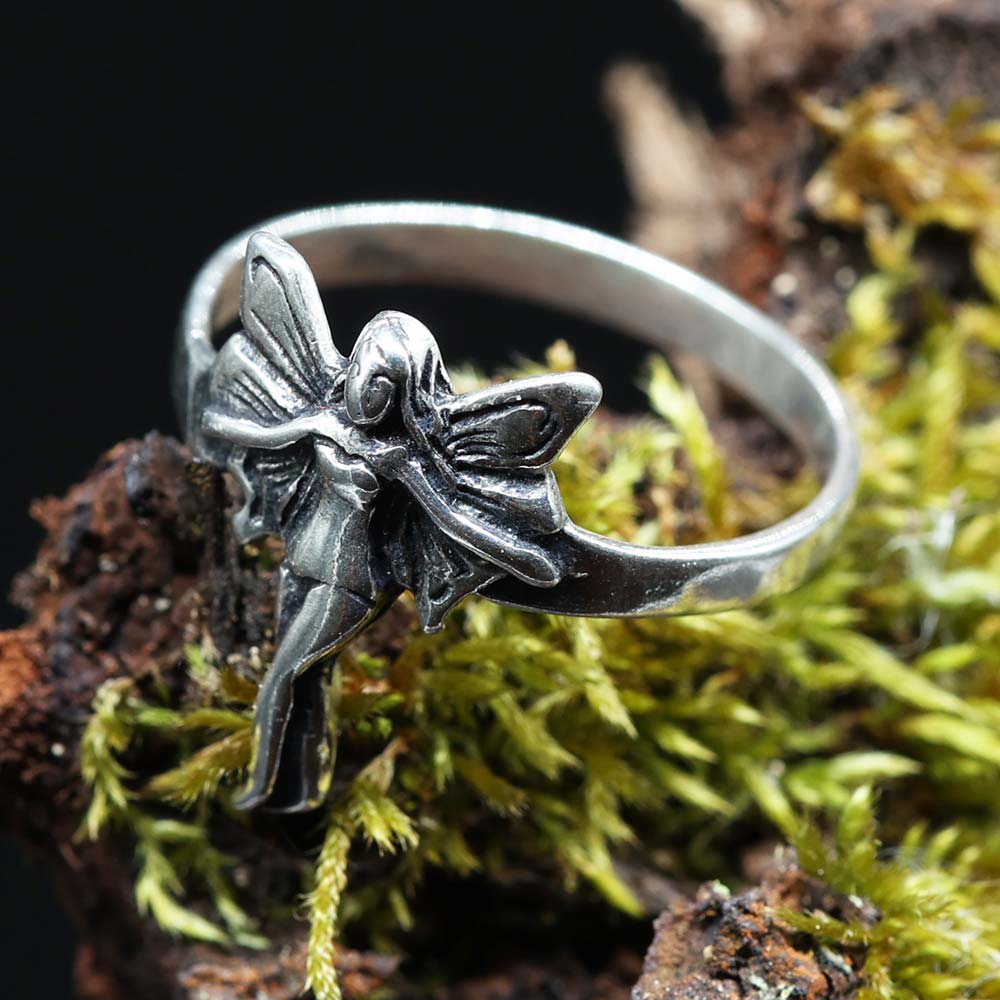 Elfen Ring Silber 925 Mädchen Damen Ring zierlich