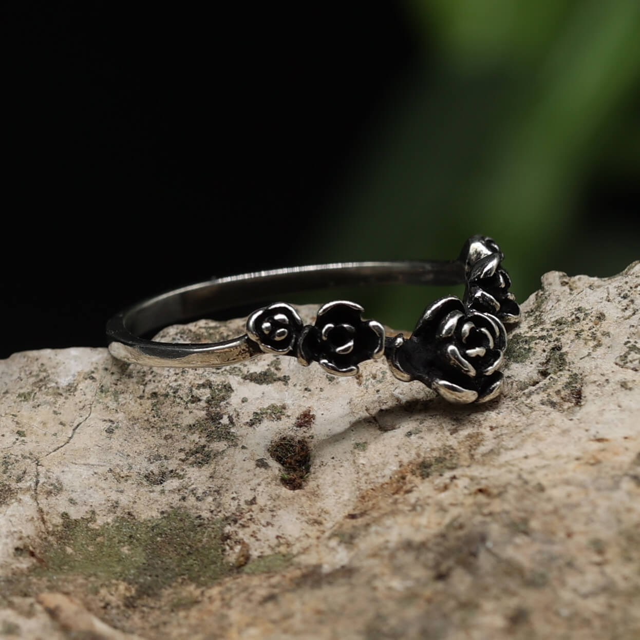Rose Ring Jewelry Little Rose Silver Women's Children's Silver Ring 925 Silver