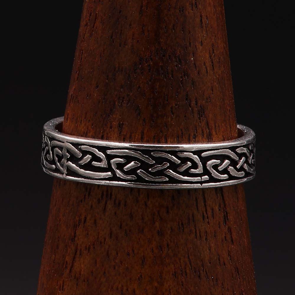 Keltischer Ring 925 Silber Keltenknoten Frauen Herren Partnerring