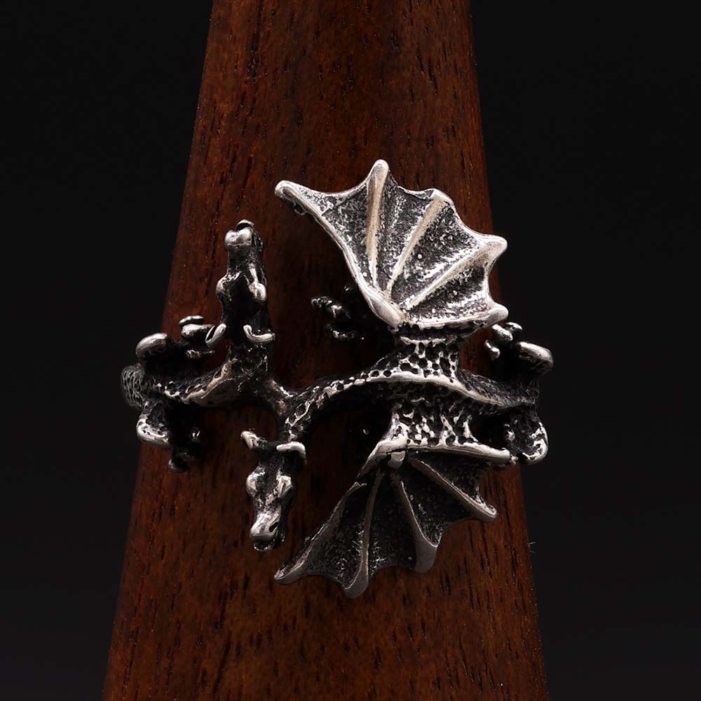 Drachen Ring 925 Sterlingsilber viele Größen lieferbar