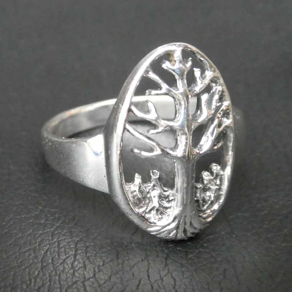 Lebensbaum Ring Silber viele Größen