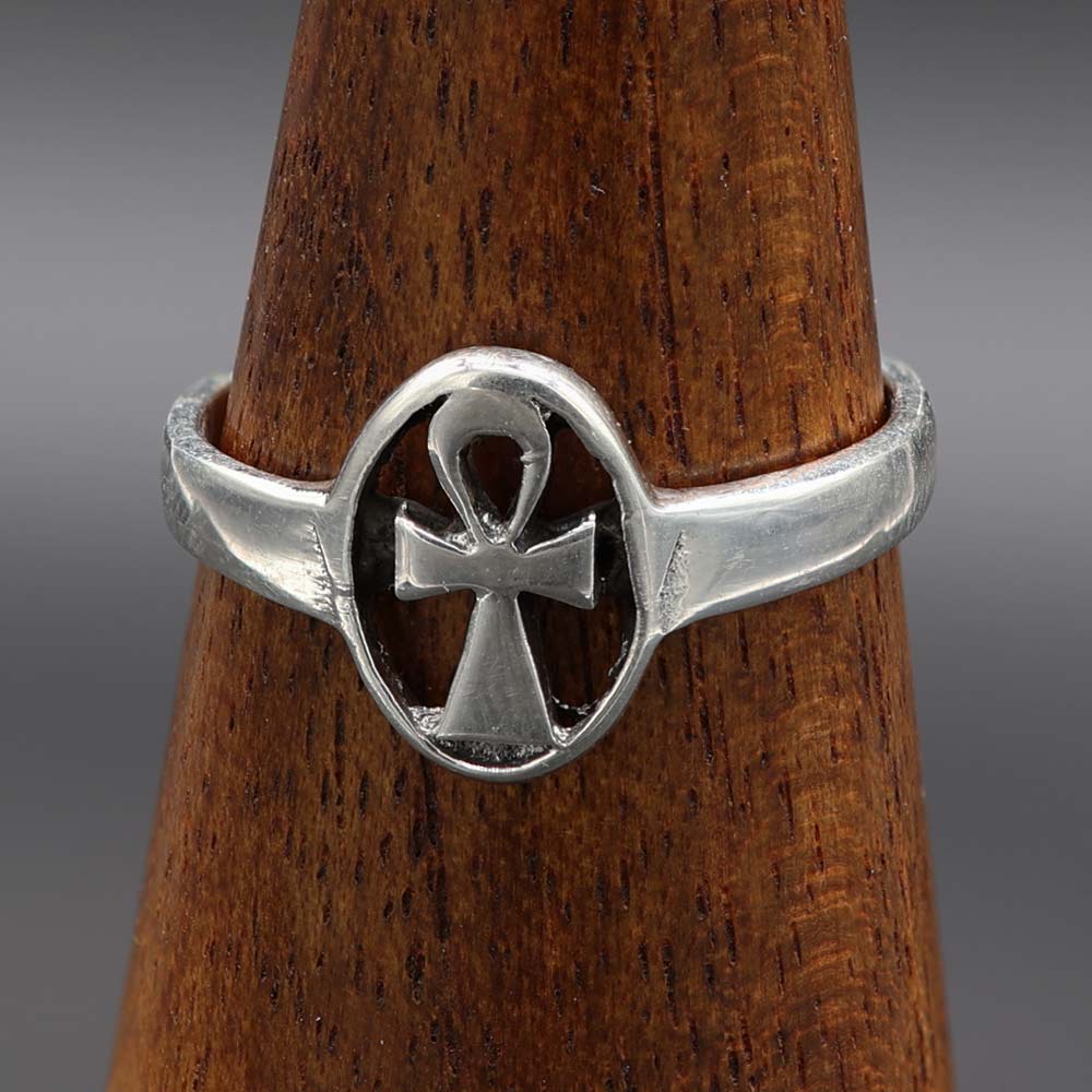 Ankh Silberring 925 Ägypten Schmuck Schlüssel des ewigen Lebens