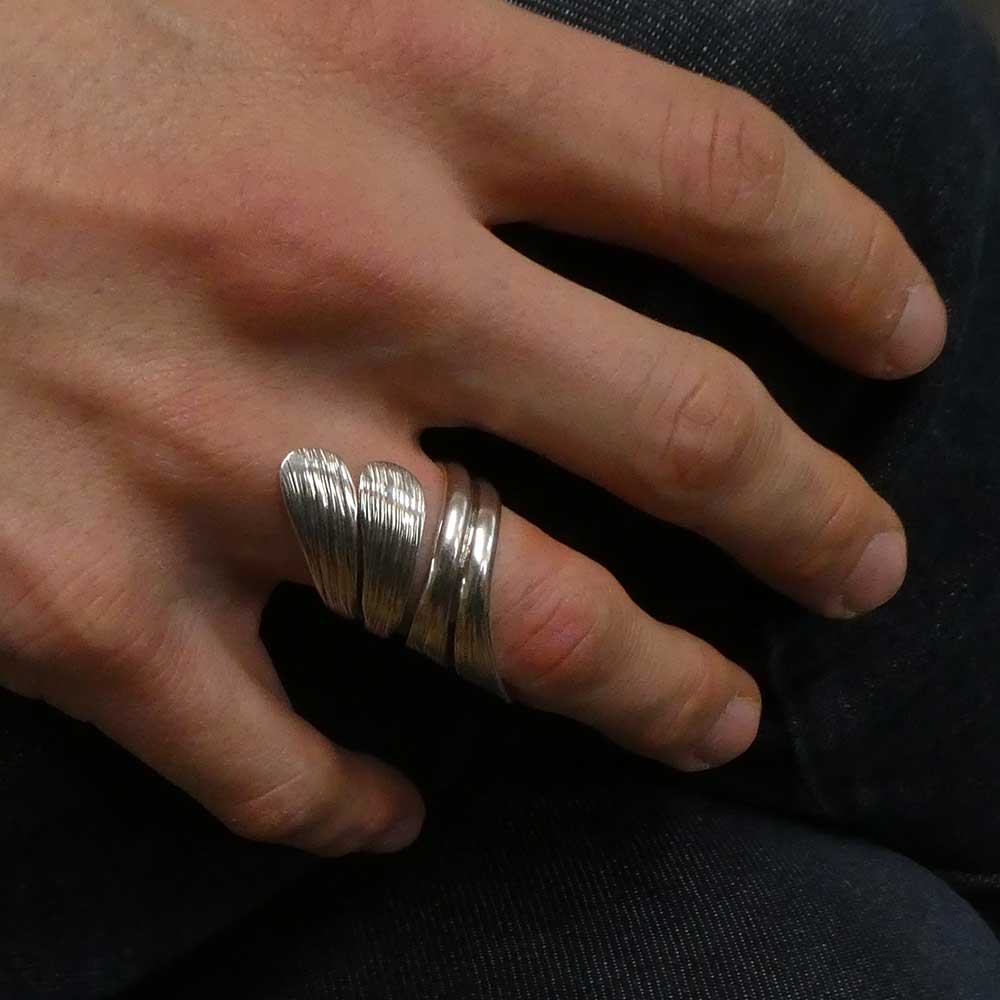 Silberring design Damen Herren 925 hochwertig Handarbeit 