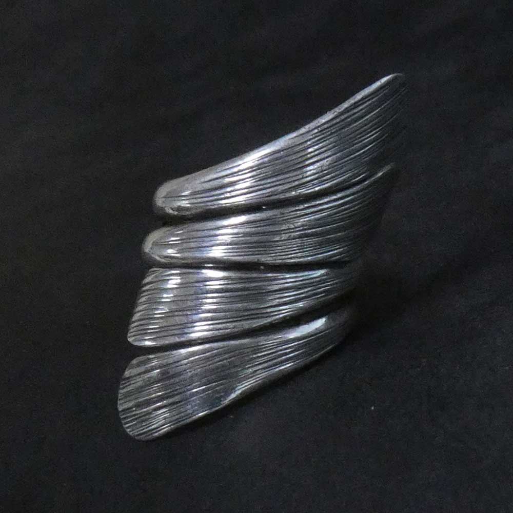 Silber Ring lang Damenring ausgefallener zeitloser Schmuck 