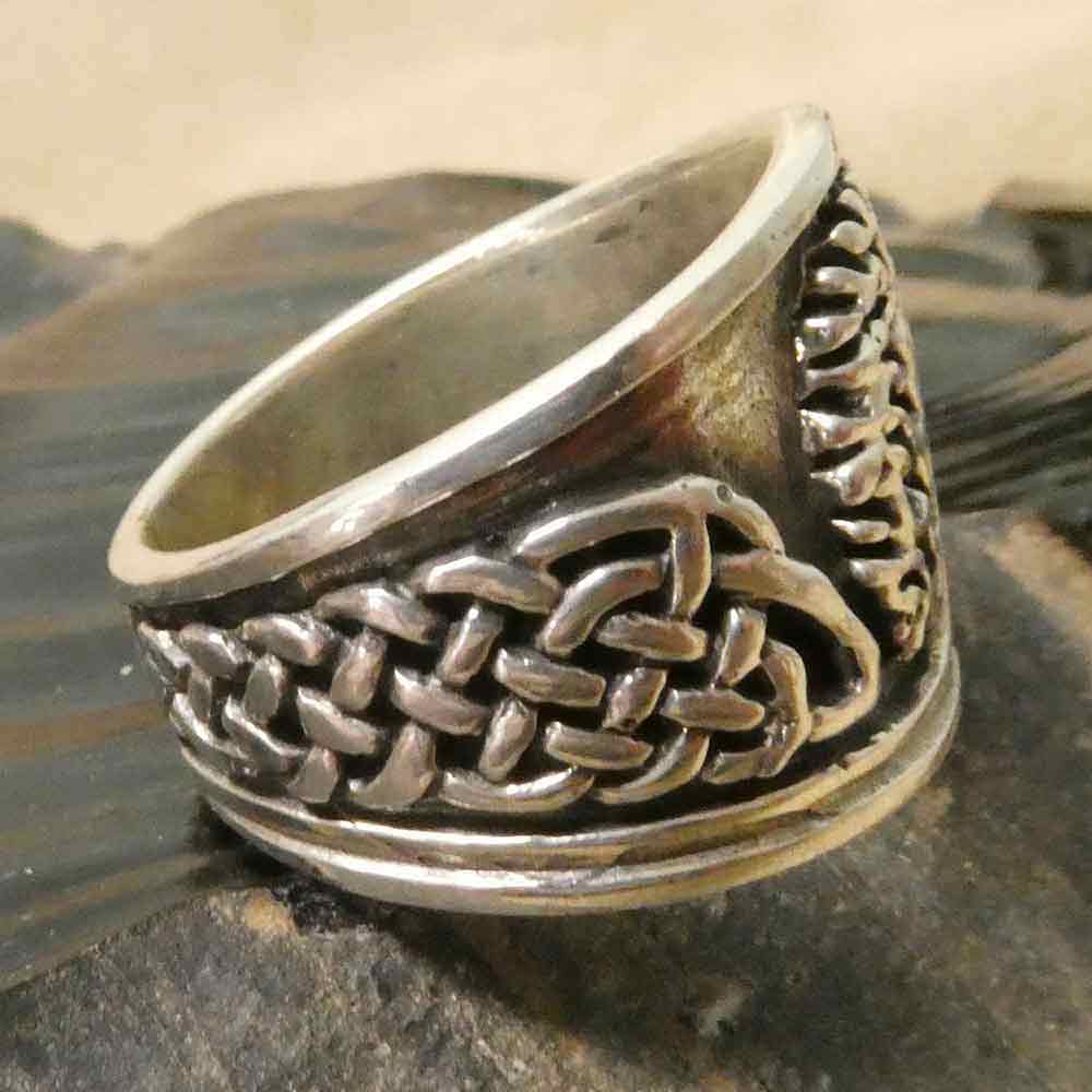 Lebensbaum Ring keltisch Silber Ring