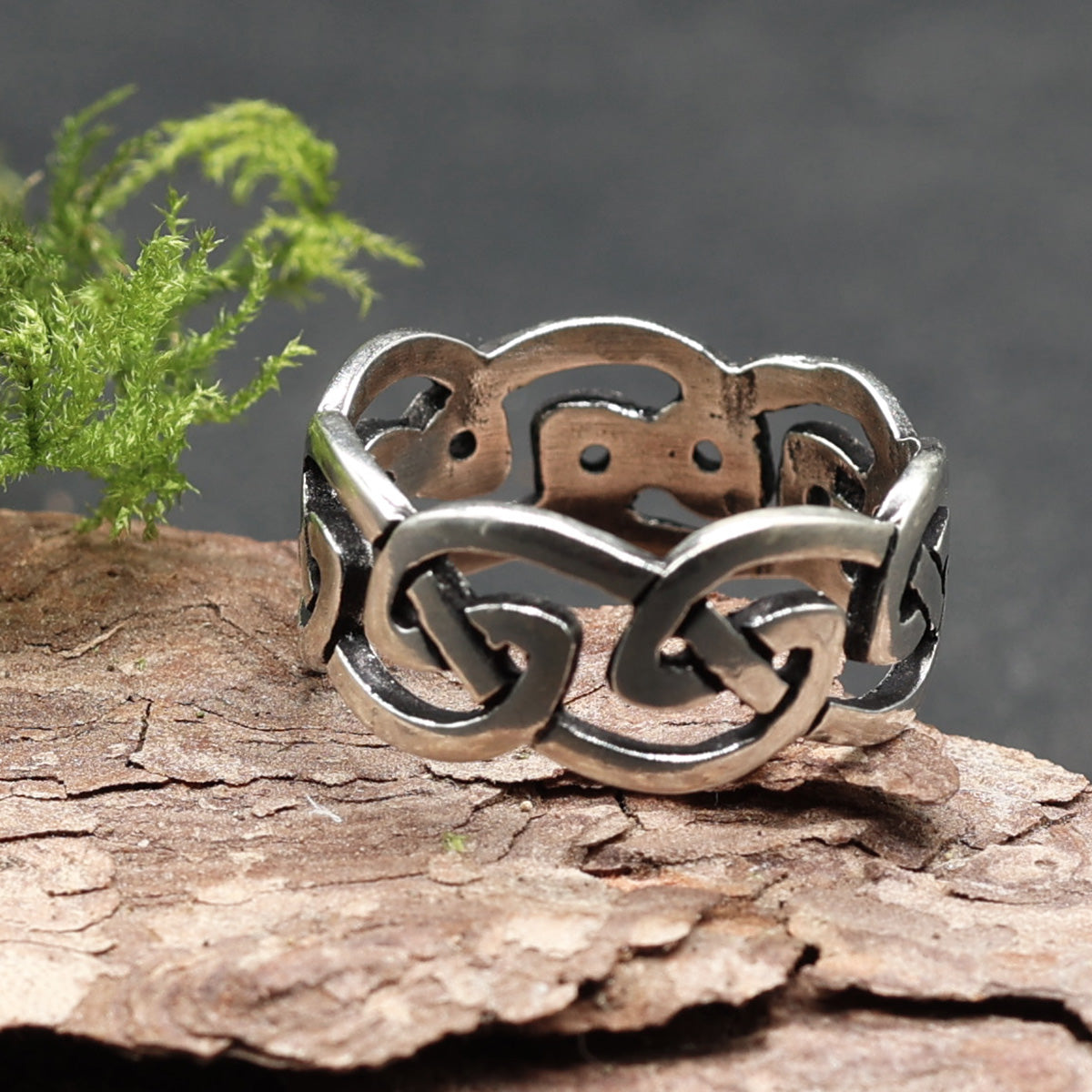 Keltischer Ring 925 Silber Damen Jungen Mädchen Silberring