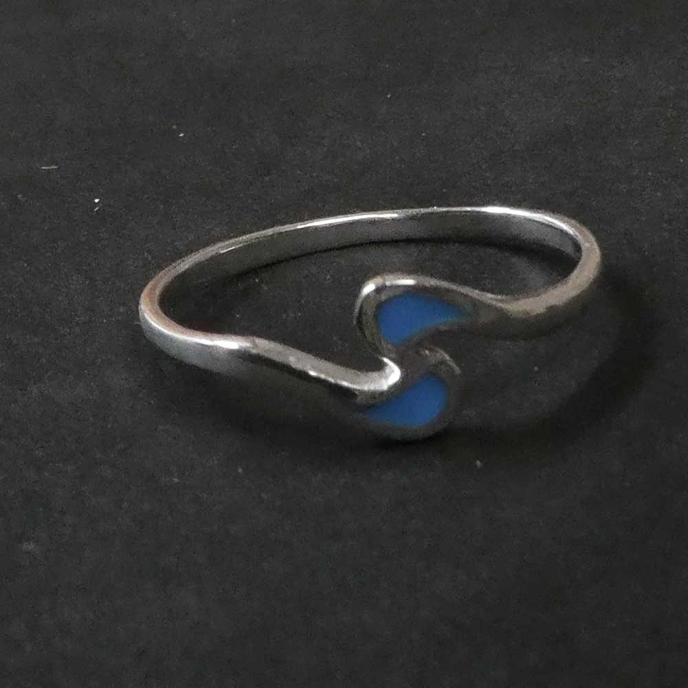 Schöner Damenring filigran Sterlingsilber mit Türkis schöne Kombination