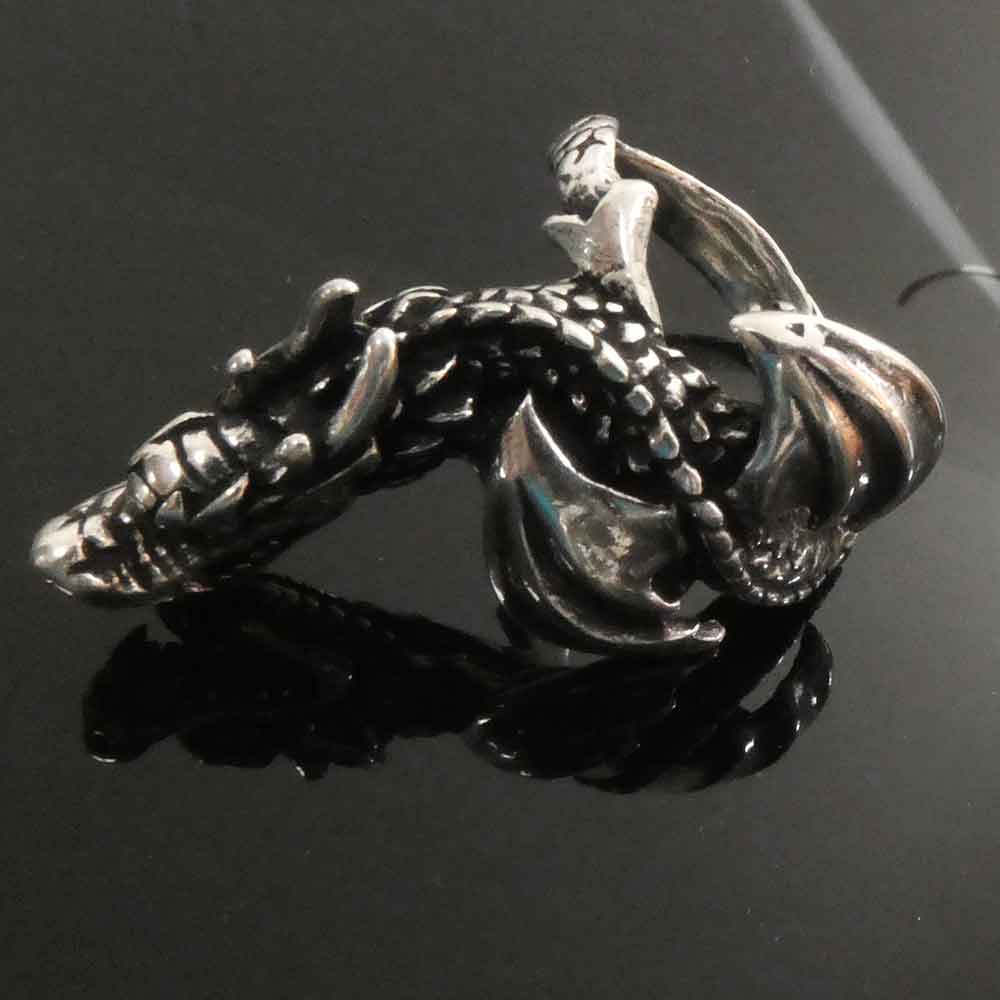 Silberring Drache online