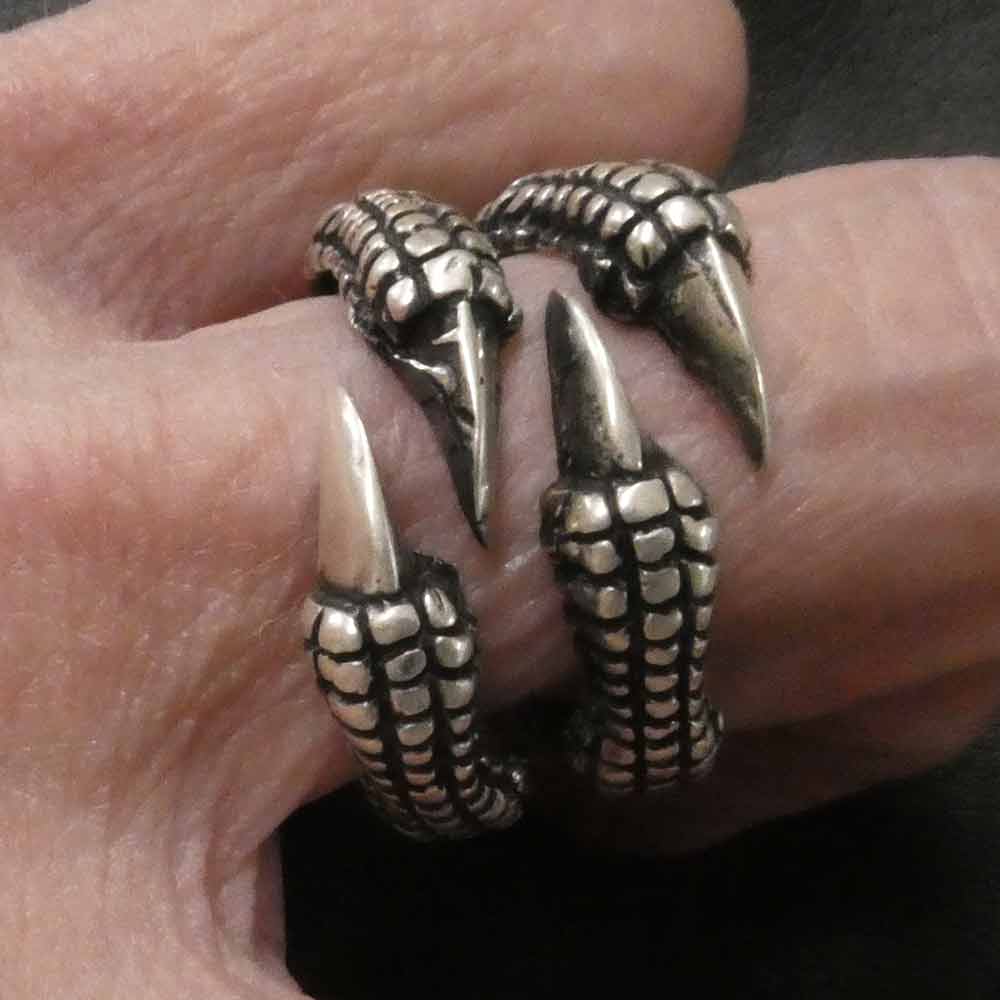 Drachen Kralle Ring Schmuck