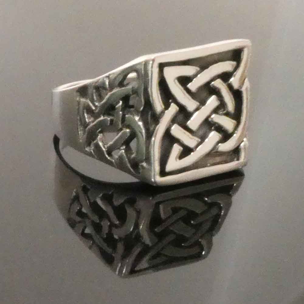 Kelten Siegelring Herren Schmuck