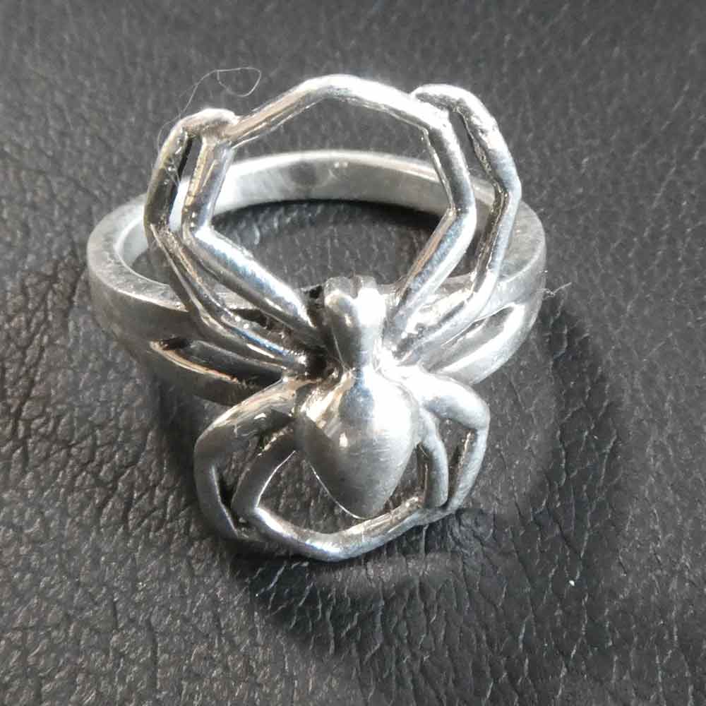 Spinnen Ring Schmuck Silber