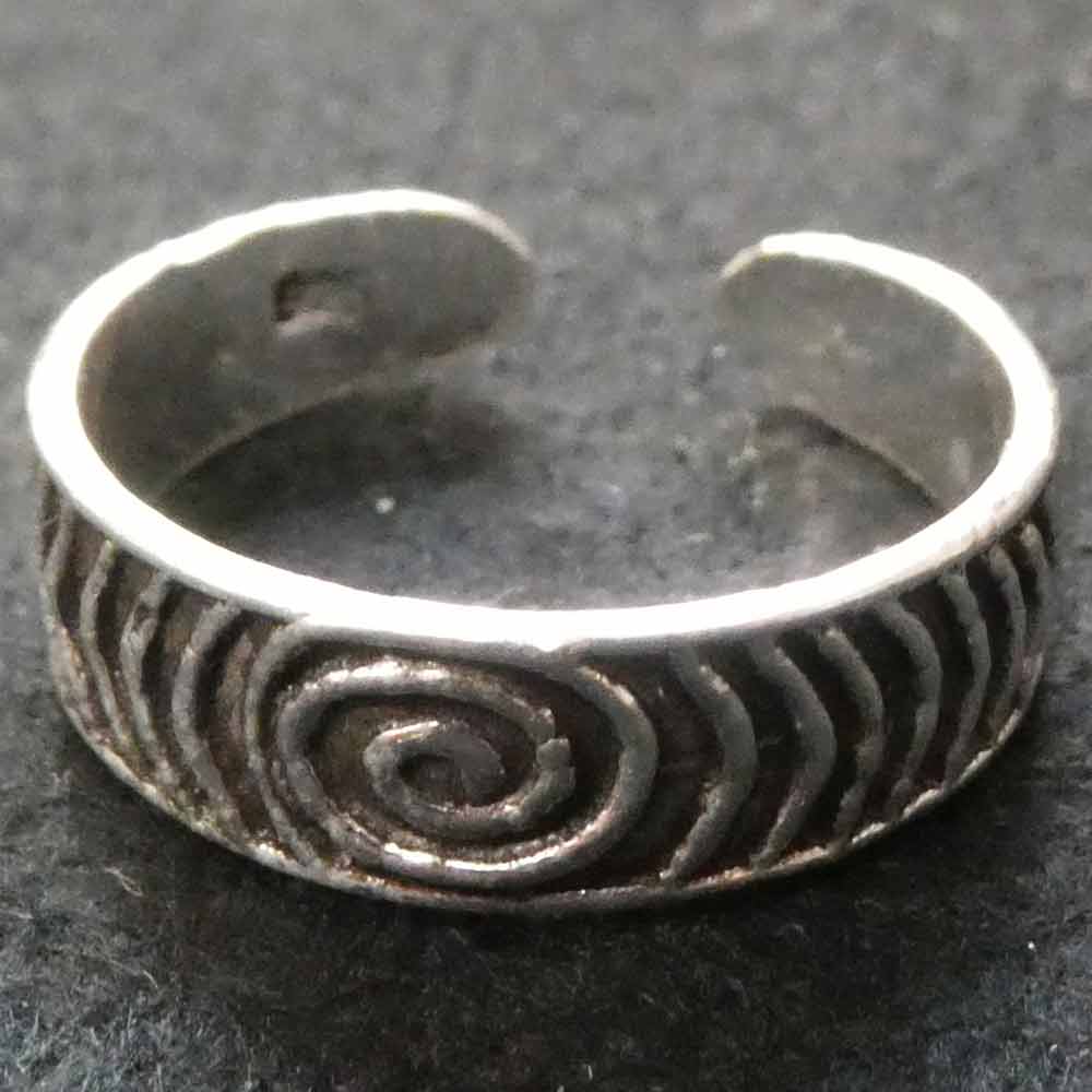 Spirale Silber Zehenring Sommerschmuck Frauen Mädchen Damen