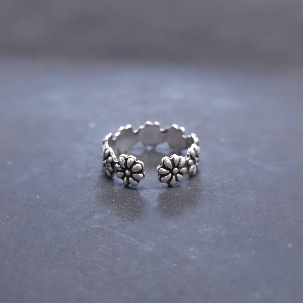 Zehenring größenverstellbar -925 silber hochwertig verarbeitet