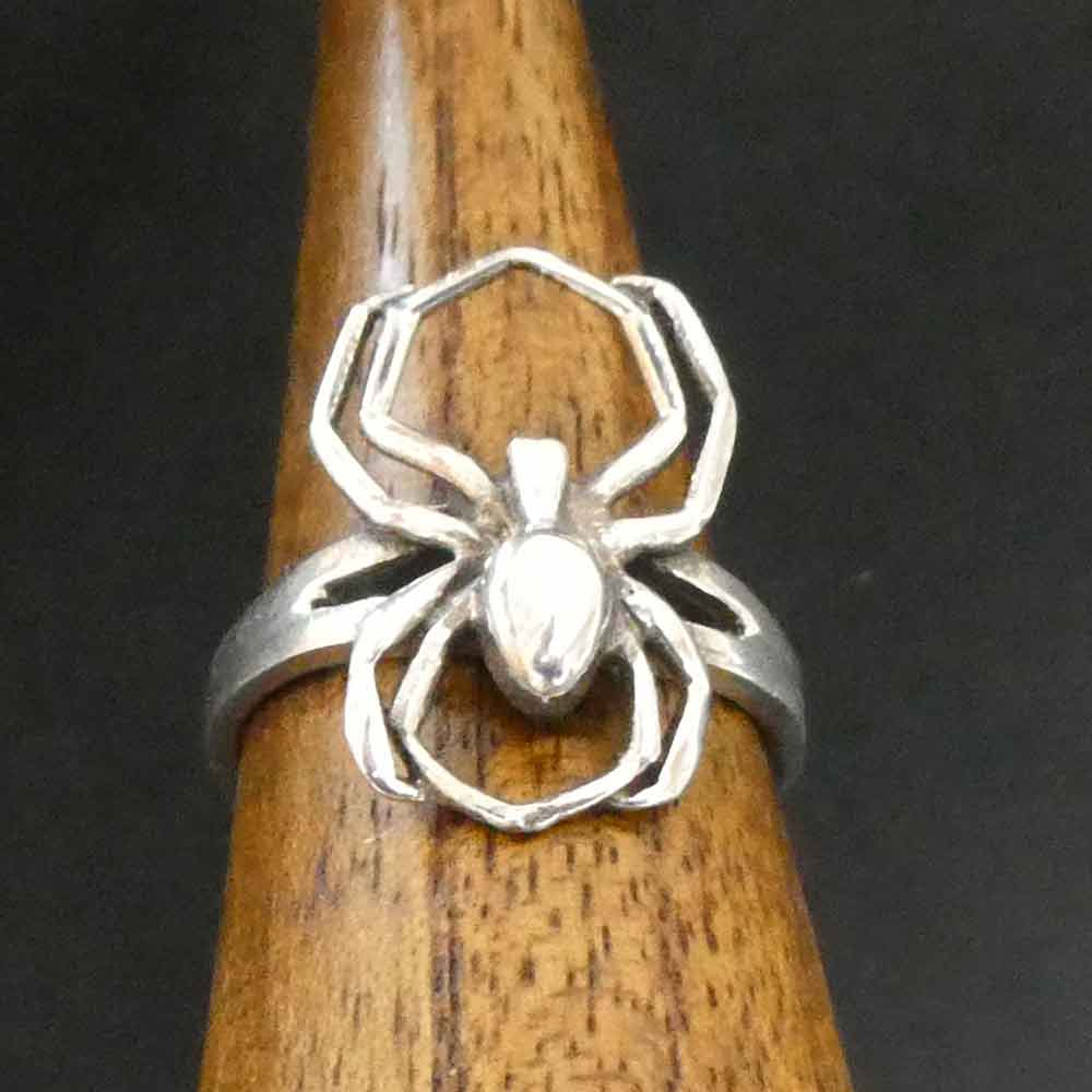 Gothic Schmuck Spinnenring Sterling Silber