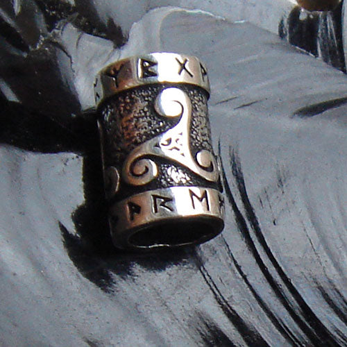 Bartperle Triskel keltischer Haarschmuck