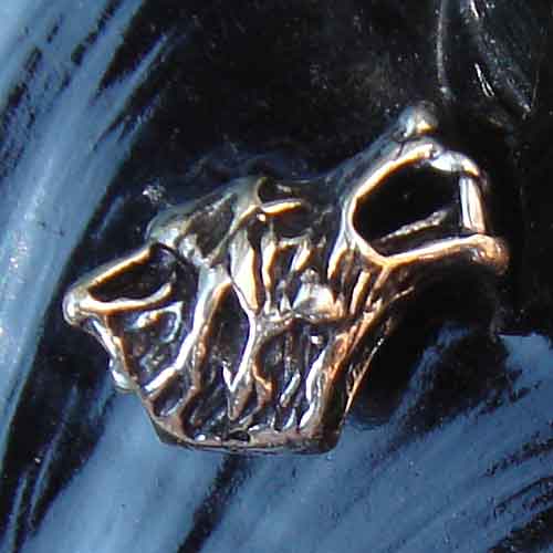 Bartperle Wikingerschmuck Wolf