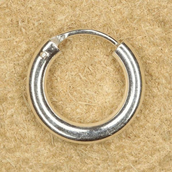 Ohrring 14mm 2mm Stärke Creole schlicht