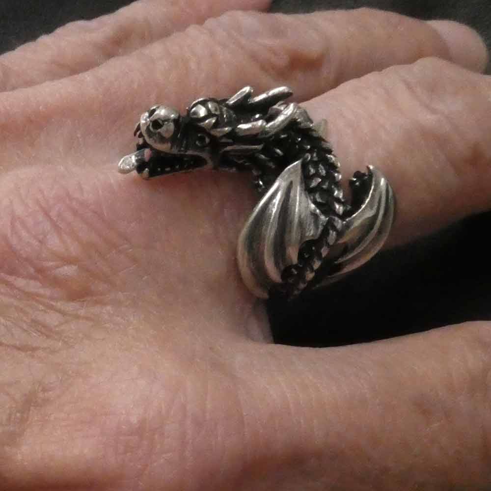 Drachenschmuck Ring