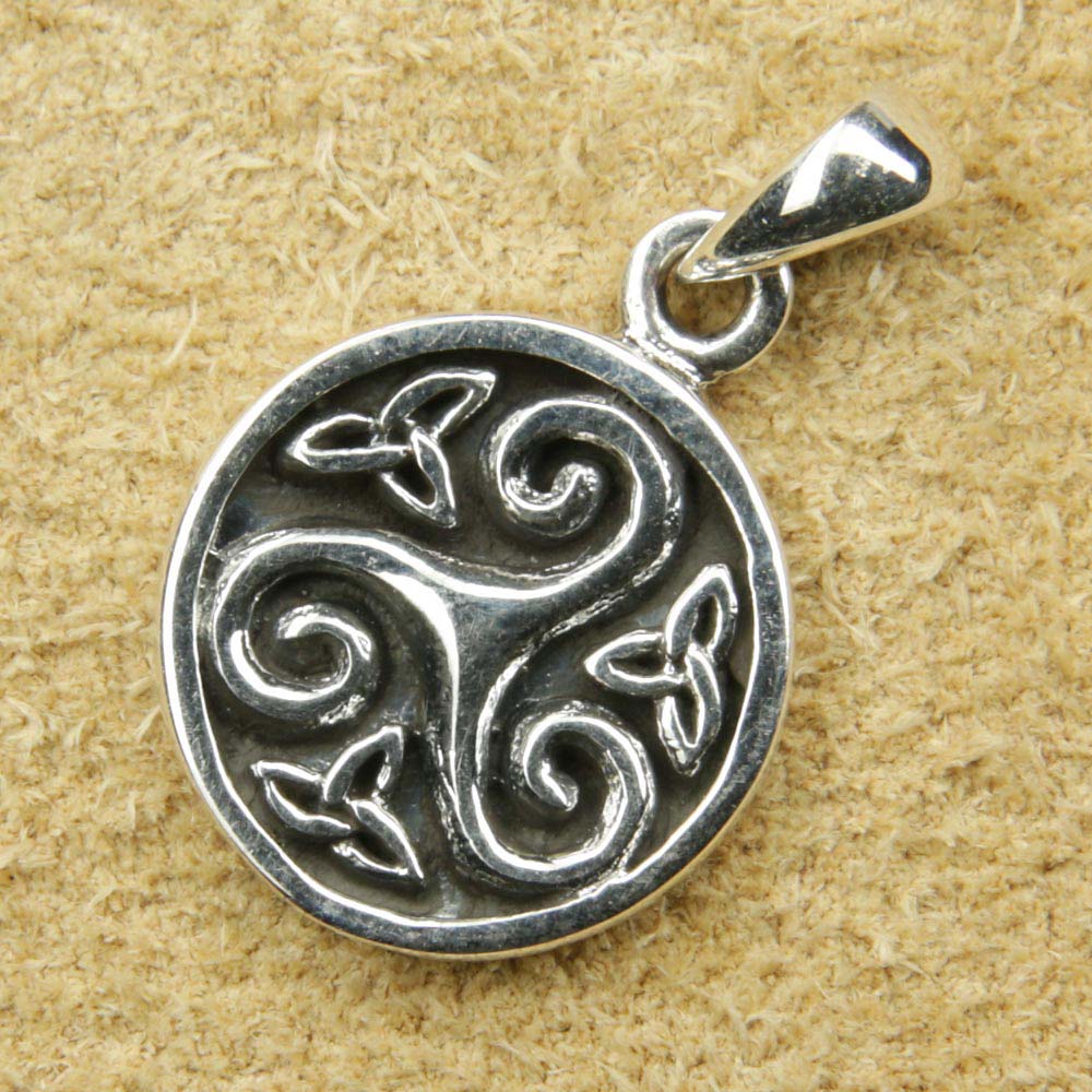 Triskele Schmuck 925 Silber Kettenanhänger
