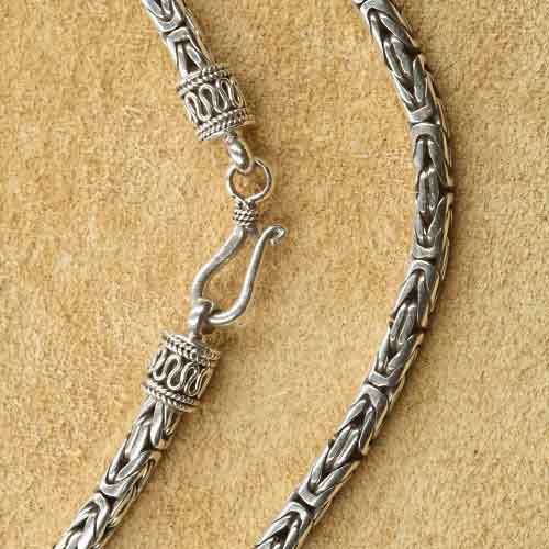 Königskette Silber 2,5mm Stärke Halskette massive Silberkette