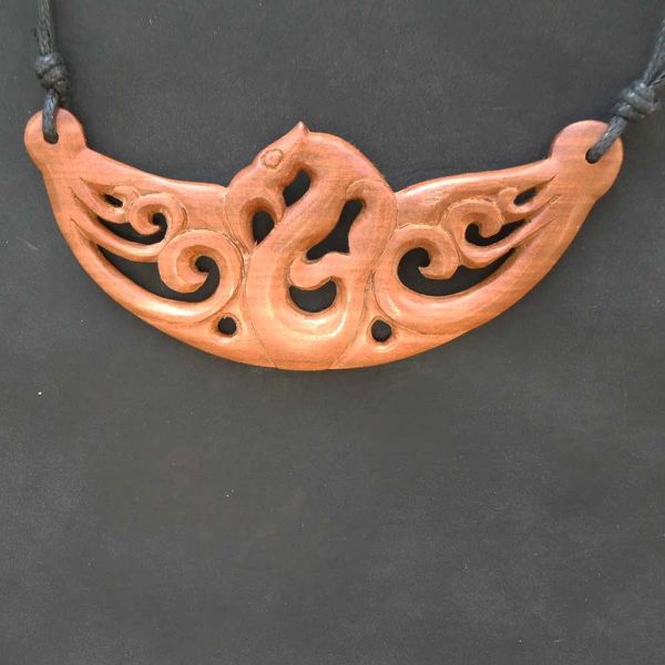 Keltisches Holzschmuck Collier handgefertigte Halskette aus Holz Fairtrade Schmuck