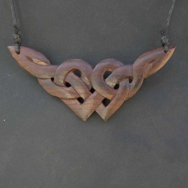 Schmuck Ketten Halsketten Holzkette Halskette Halsschmuck Verstellbar Leder-Holz 