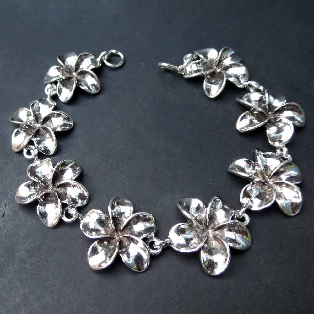 Armband Silber Blumen Blüten 925er Silber