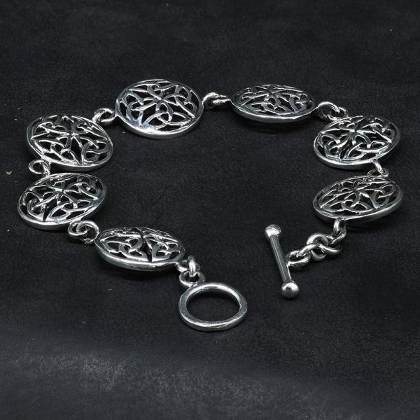 Keltisches Armband Herren Damen Armschmuck 925 Silber sehr edel
