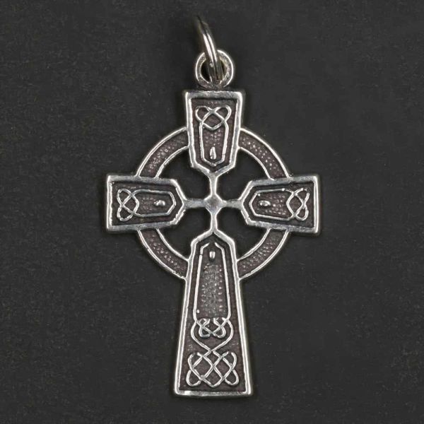 Keltisches Kreuz Silber Anhänger edel 925 Stterlingsilber Kelten