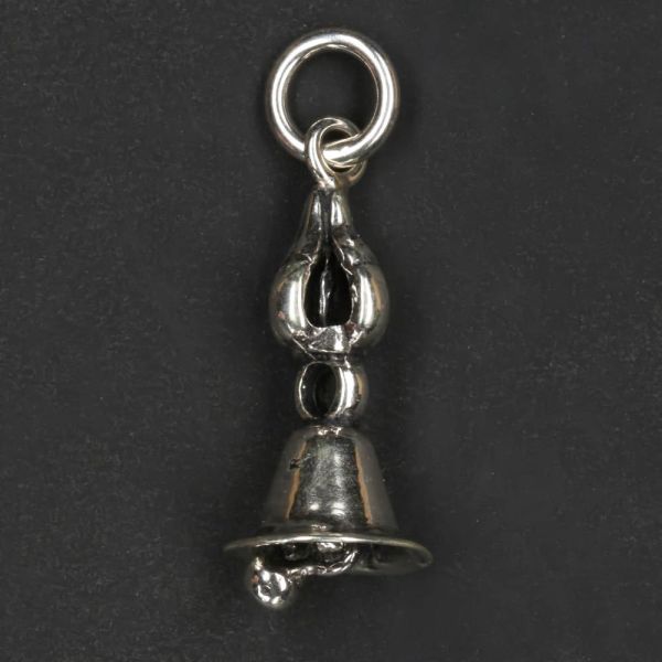 Glocke Kettenanhänger 925 Silber feiner Schmuck für eine Silberkette Tempel