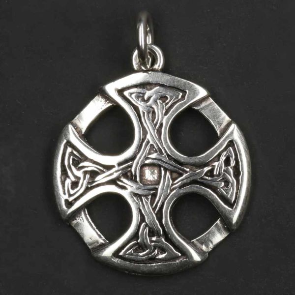 Keltisches Kreuz 925 Silber Kettenanhänger ausgefallener Anhänger