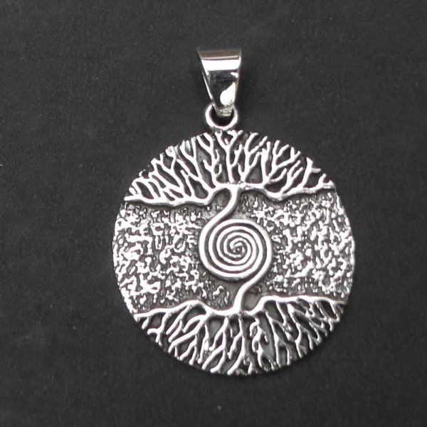 Keltischer Lebensbaum 925 Silber Anhänger ausgefallenes Design