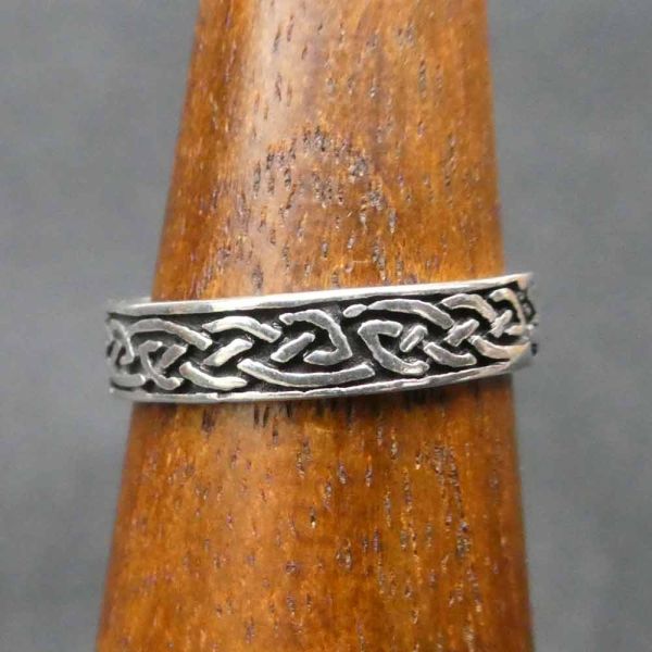 Keltischer Knoten Ring keltic keltisch Kelten Keltik 925 Sterling-Silber R155 