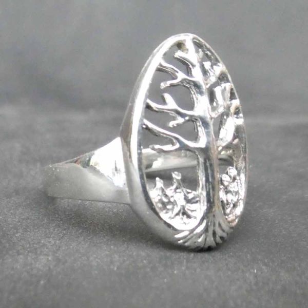 Keltischer Lebensbaum Silber ring Frauen