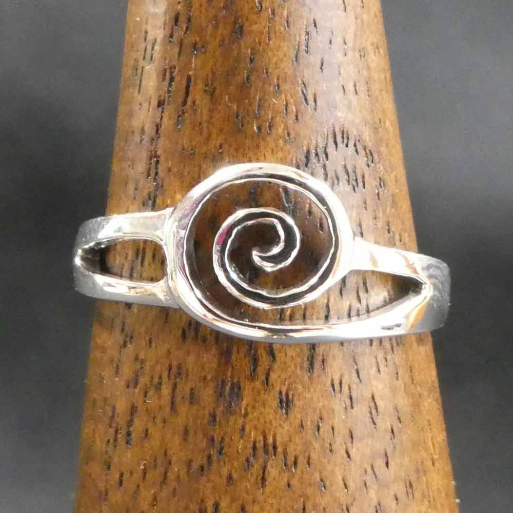 Spiralen Silberschmuck Ring online