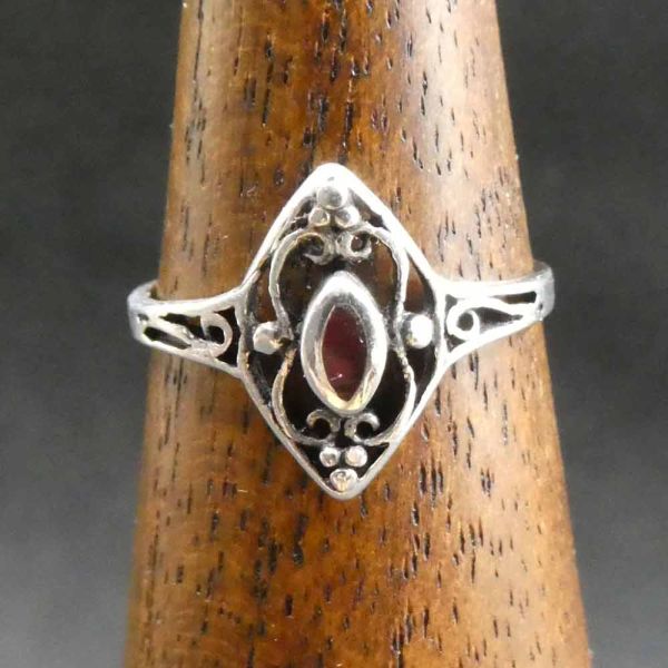 Karneol Ornament Silber Ring