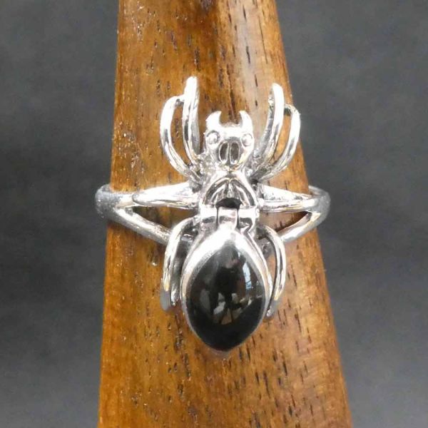 Spinne Giftring Silber Gothic Schmuck Damen Herren