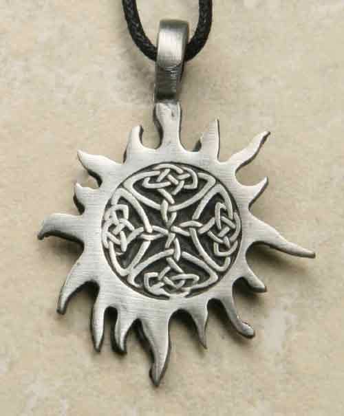 Amulett keltische Sonne
